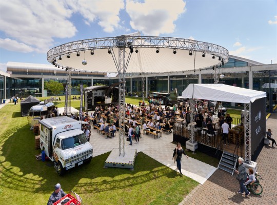 Blick in das Atrium 