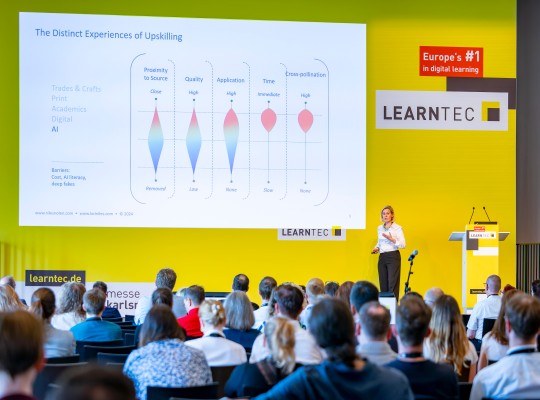 An expert gives a presentation 