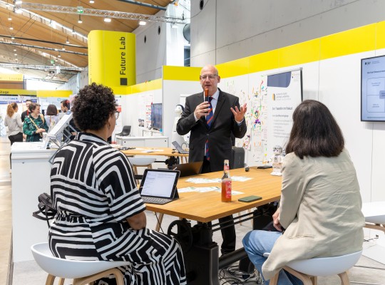 Discussion round at Future Lab 
