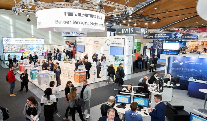 LEARNTEC Blick in die Messehalle