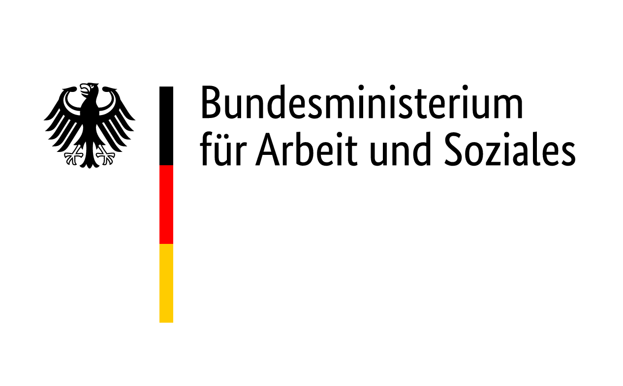  Schirmherrschaft vom Bundesministerium für Arbeit und Soziales, Logo
